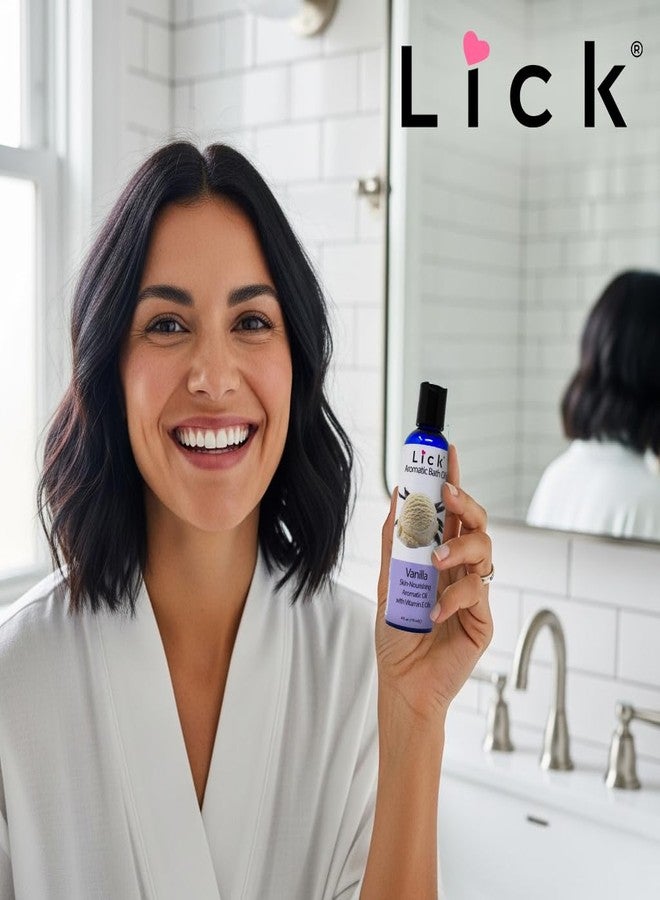 ليك زيت استحمام عطري برائحة الفانيليا من ليك - مجموعة روائح الحلويات - زيوت استحمام خفيفة للاسترخاء، 4 أونصة - Image 4