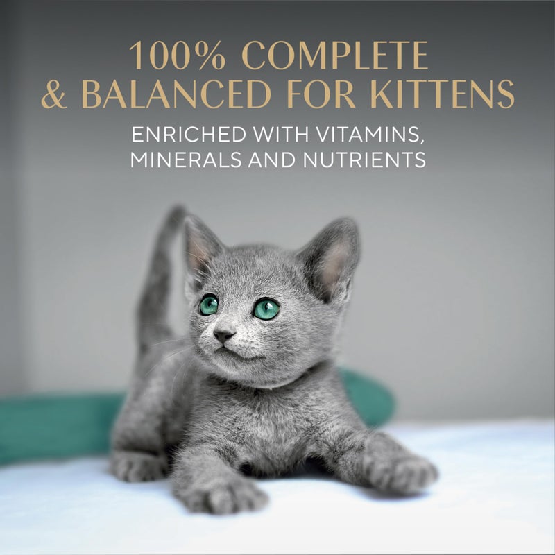 Sheba Perfect Portions Kitten Wet Food, Pate Cat Food Wet Entree, Salmon Recipe, 2.6 oz. Twin-Pack Trays (24 Count, 48 Servings) - Image 4