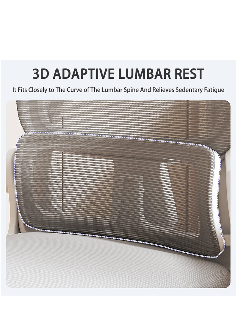 Arabest - Ergonomic Office Chair Computer Desk Chairs, Mesh Home Office Desk Chairs with Headrest,Lumbar Support, 3D Adjustable Armrests - Image 1