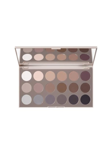 Morphe 18CT Makeup Palette - Matte Essentials Artistry Palette with Cool-Toned, All Matte Shades - Made to Build, Blend & Layer Flawlessly for Everyday, Versatile Makeup Looks (0.68 oz)