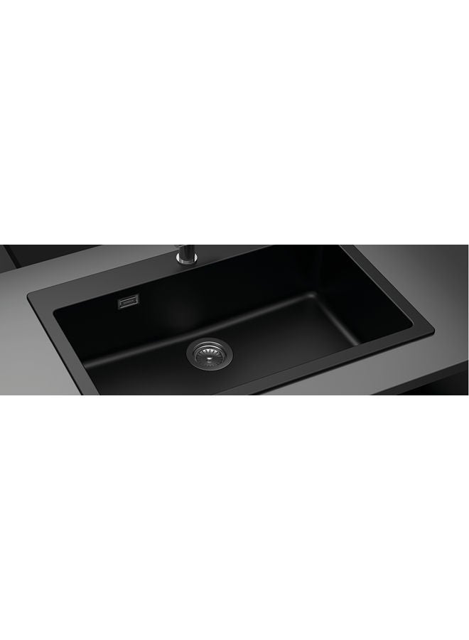 SCHOCK Kitchen Sink Single Bowl 720 x 384 x 195Mm Nero - Image 2