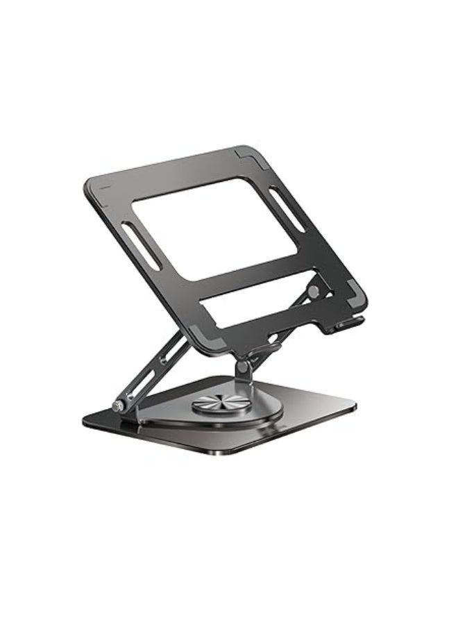 ستاند جرين ليون لابتوب قابل للدوران 360° – حامل لابتوب أسود أنيق وقابل للتعديل