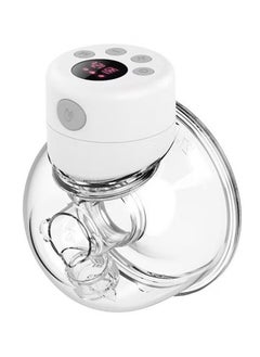 BLOOMING TIME Portable Hands-Free Electric Breast Pump With LCD Display, White  - Image 1