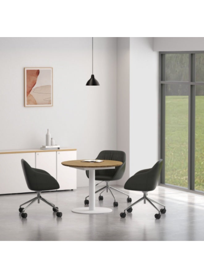 Beyond Space Round Meeting Table with Integrated Power - Image 1