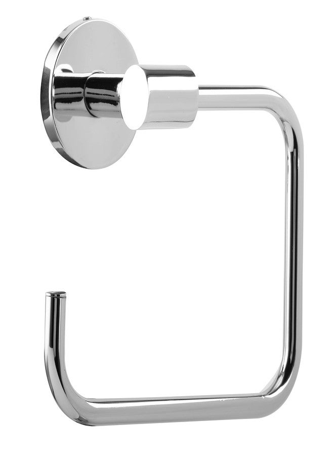 AGMECO Brass Round Toilet Paper Holder with Flap Cover - Premium Solid Brass Toilet Tissue Roll Holder for Bathroom, Rust & Corrosion Resistant Heavy-Duty Wall Mounted Bathroom Accessory