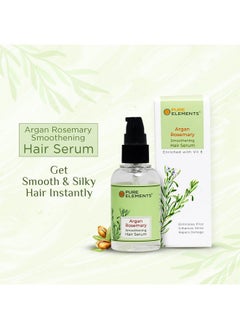 Pure Elements Argan Rosmary Smoothening Hair Serum  - Image 3
