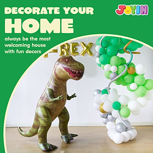 JOYIN 62” Giant T-Rex Dinosaur Inflatable for Party Decorations, Birthday Party Gift for Kids and Adults, Dinosaur Pool Toys (Over 5Ft. Tall) - Image 5