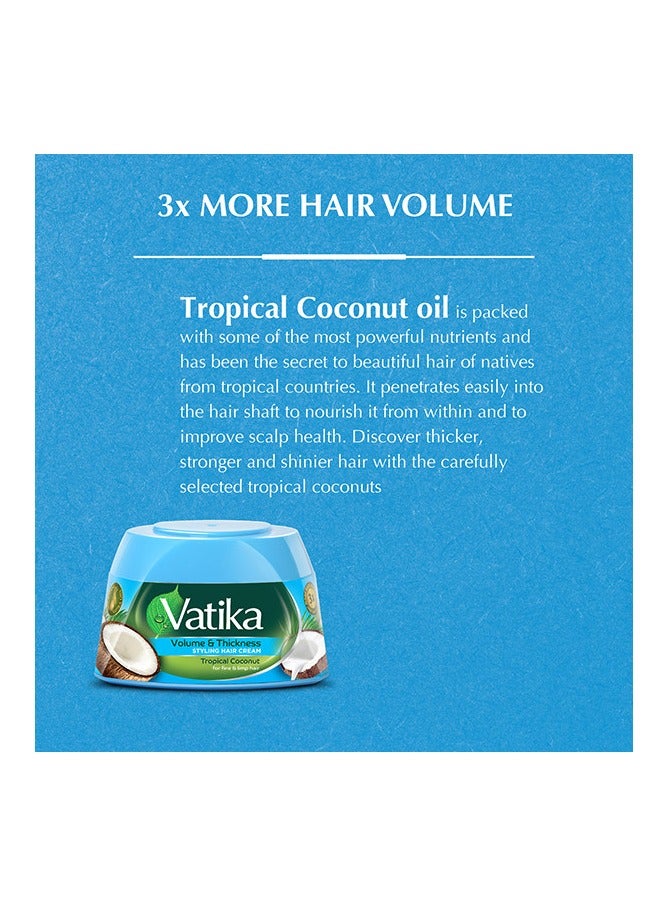 فاتيكا عبوة مكونة من عبوتين من كريم تصفيف الشعر بجوز الهند الاستوائي للشعر الناعم 140 مل - Image 3