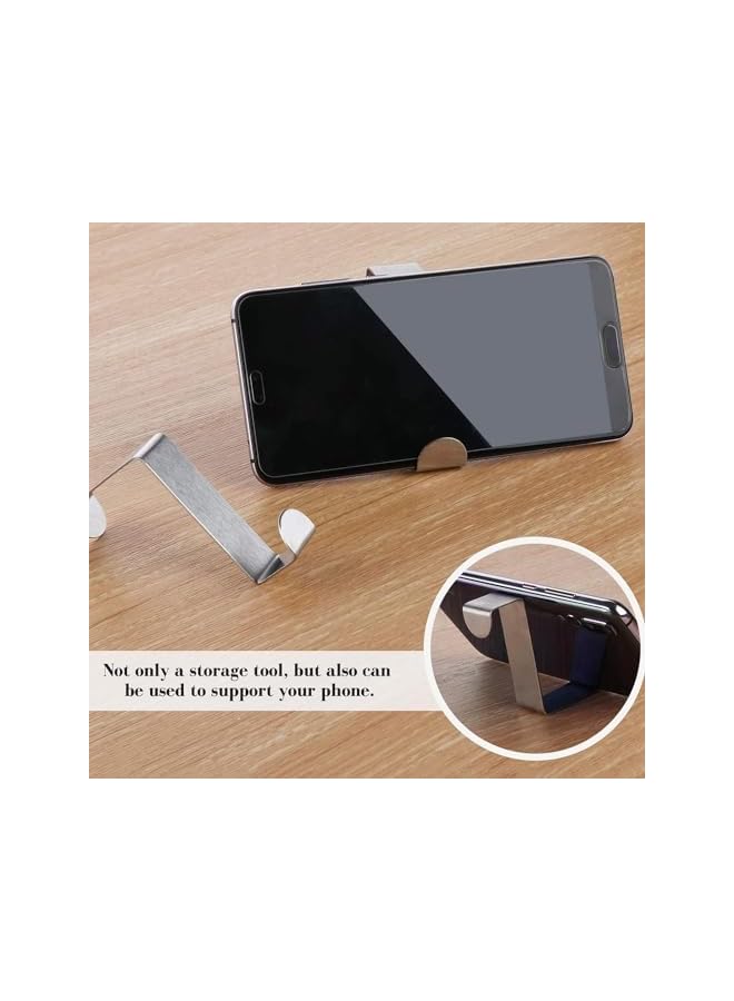 promass Over the Door Hooks, 10 Pack Z-shaped Large Stainless Steel Back Door Hangers, Sturdy Reversible Kitchen Towel Closet Door Hook Organizer for Bedroom and Office Kitchen, Bathroom - Image 3