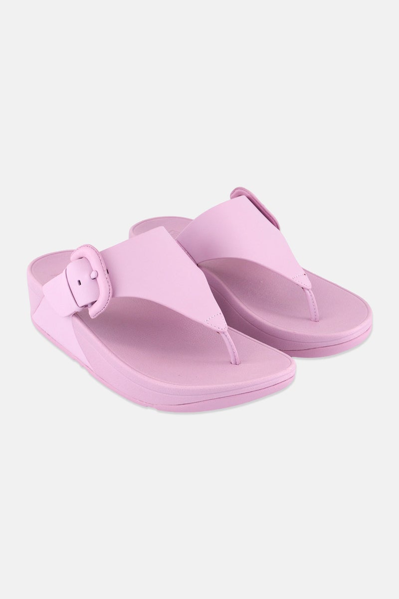 FitFlop Women Lulu Covered Slip On Wedges, Purple - Image 1