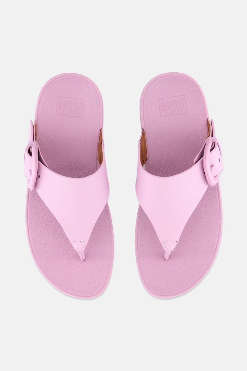FitFlop Women Lulu Covered Slip On Wedges, Purple - Image 4