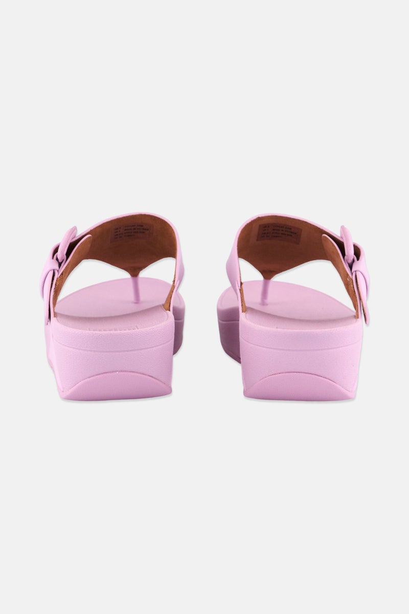 FitFlop Women Lulu Covered Slip On Wedges, Purple - Image 2