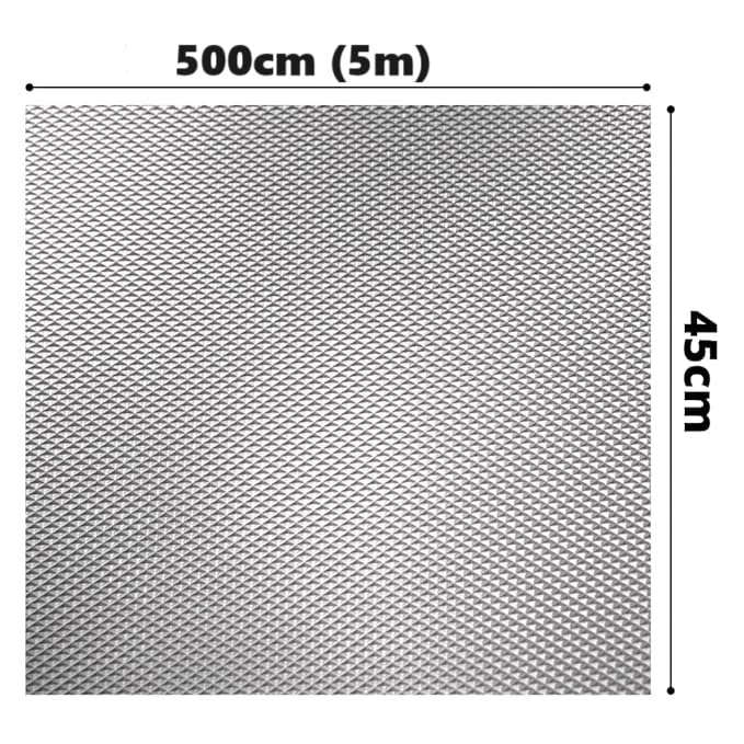 ElastPro EVA Food Grade Washable Anti Slip Mat/Sheet for Fridge, Shelf Liner, Table, Kitchen Drawer mat (Grey, 45 Cm X 5 Meter) - Image 2