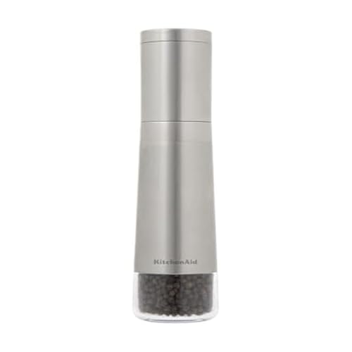 KitchenAid Stainless Steel Filled Pepper Grinder, 8 Inch - Image 1