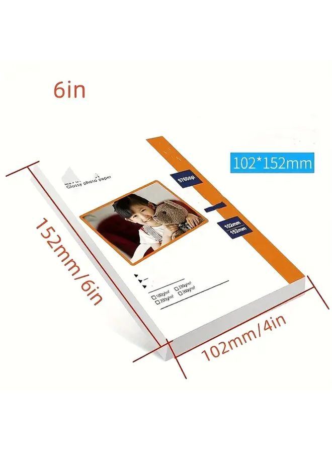 200 Pack 6 Inch Laminating Film Set High Quality Rubber Adhesive Strong Viscosity No Foaming Air Tight Seal Transparent Protective Cover For Photos Documents And Certificates - Image 2