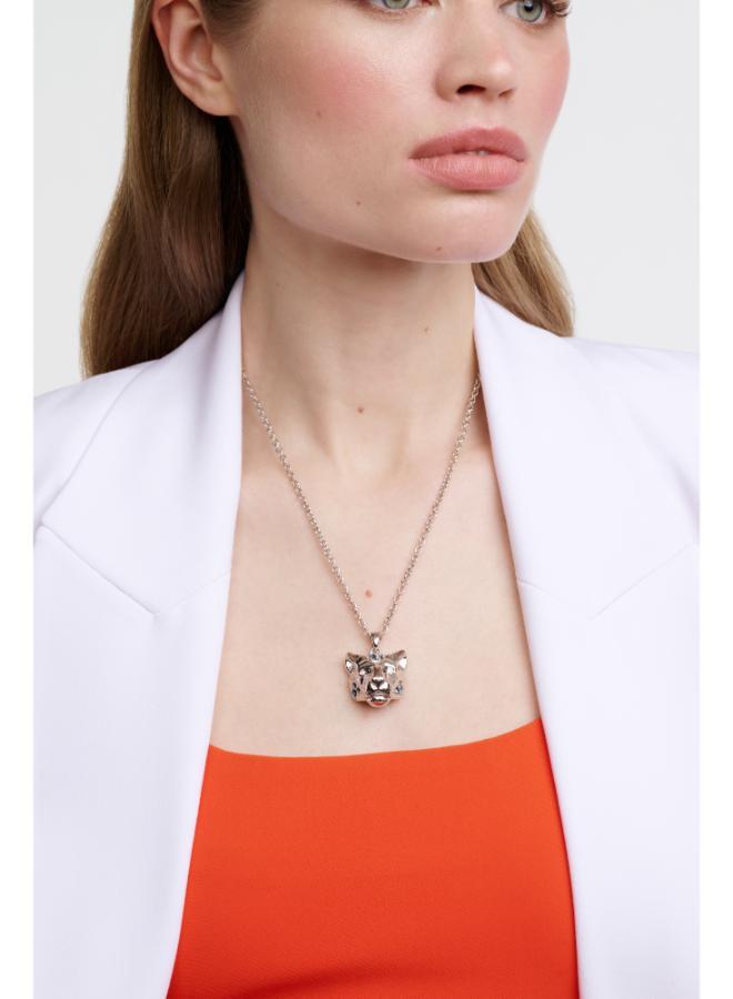 Karen Millen Leopard Pendant Necklace - Image 5