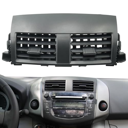 runfider Center Dash A/C Outlet Air Vent Panel Cover for Toyota RAV4 2006 2007 2008 2009 2010 2011 2012 Replaces 55670-42060-B0 55663-42020 55670-0R010 55670-0R010-B0 - Image 1