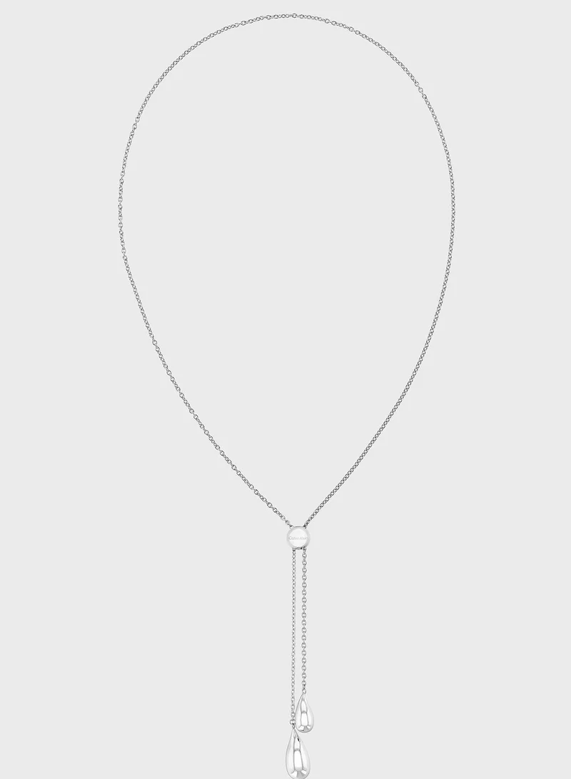 CALVIN KLEIN Sculptured Drops Necklace
