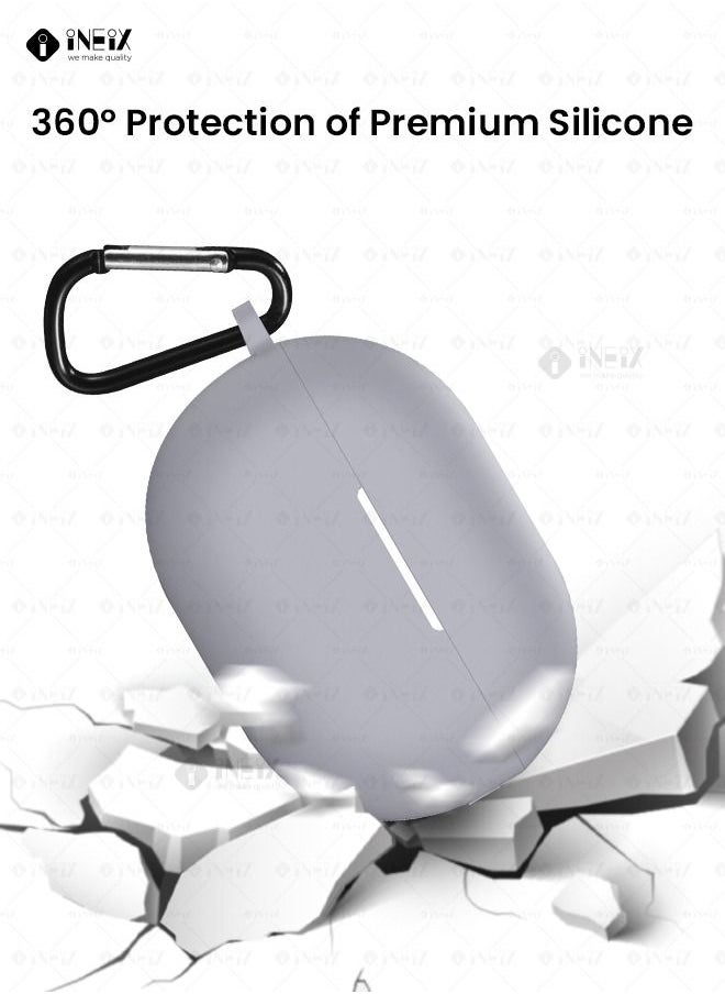 INEIX - Silicone Case For Huawei Freebuds Pro 2-Light Grey - Image 1