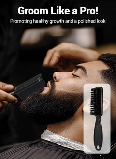 Beard Pencil Filler for Men, Beard Filling Pen Kit - WaterProof, Long Lasting Coverage & Natural Finish - Beard, Moustache & Eyebrows - Beard Dye for Men - Bristle Brush Included (Black) - pzsku/ZC7DEEF505E400B4F9B7CZ/45/_/1740467208/3e625edc-52dc-4e49-ae6d-bf114a04d862