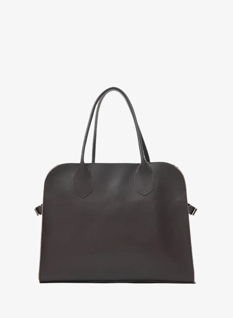 Shule Bags Piedra Shoulder Bag Dark Coffee.