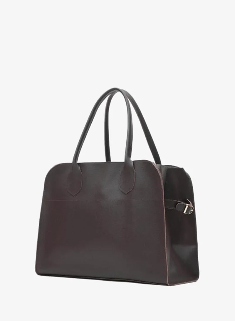 Shule Bags Piedra Shoulder Bag Dark Coffee.