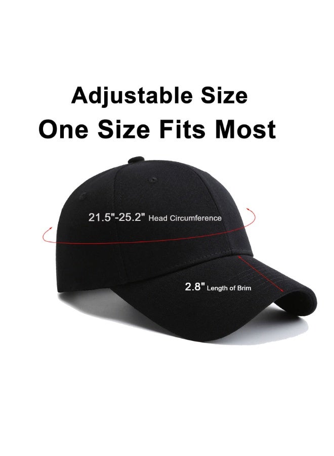 kunshao Baseball Cap Golf Dad Hat Adjustable Original Classic Low Profile Cotton Hat Unconstructed Plain Cap Men Women - Image 3