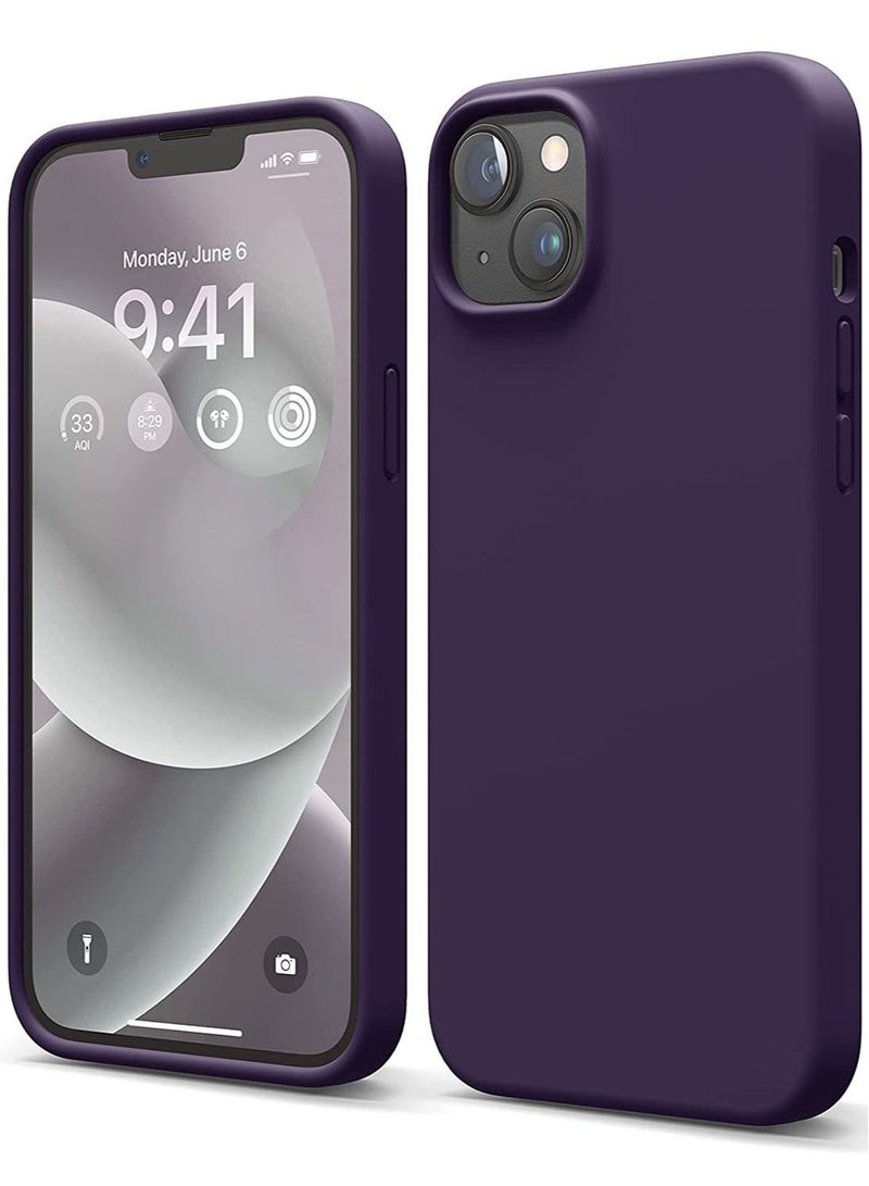 Elago Silicone Case Cover for iPhone 14 Plus - Deep Purple