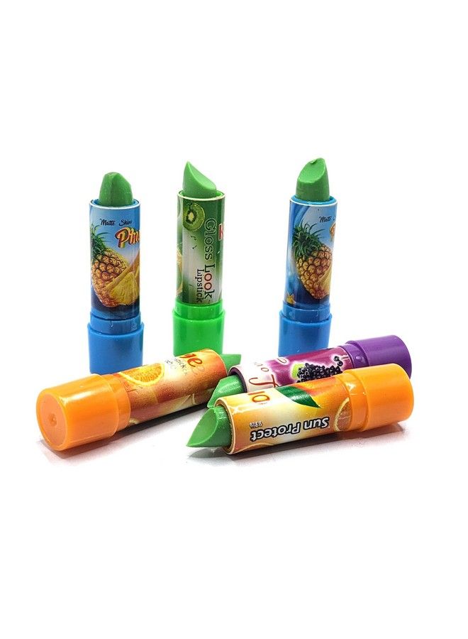 Topfinder 6Pc Color Changing Glossy Lipstick Set ;; Pink Magic Lip Gloss ;; Waterproof ;; Light Shade ;; Long Lasting ;; Eye Glow ;; Clear Lipgloss Makeup Kit Face Cute Lip Balm Pack Of 6 - Image 5