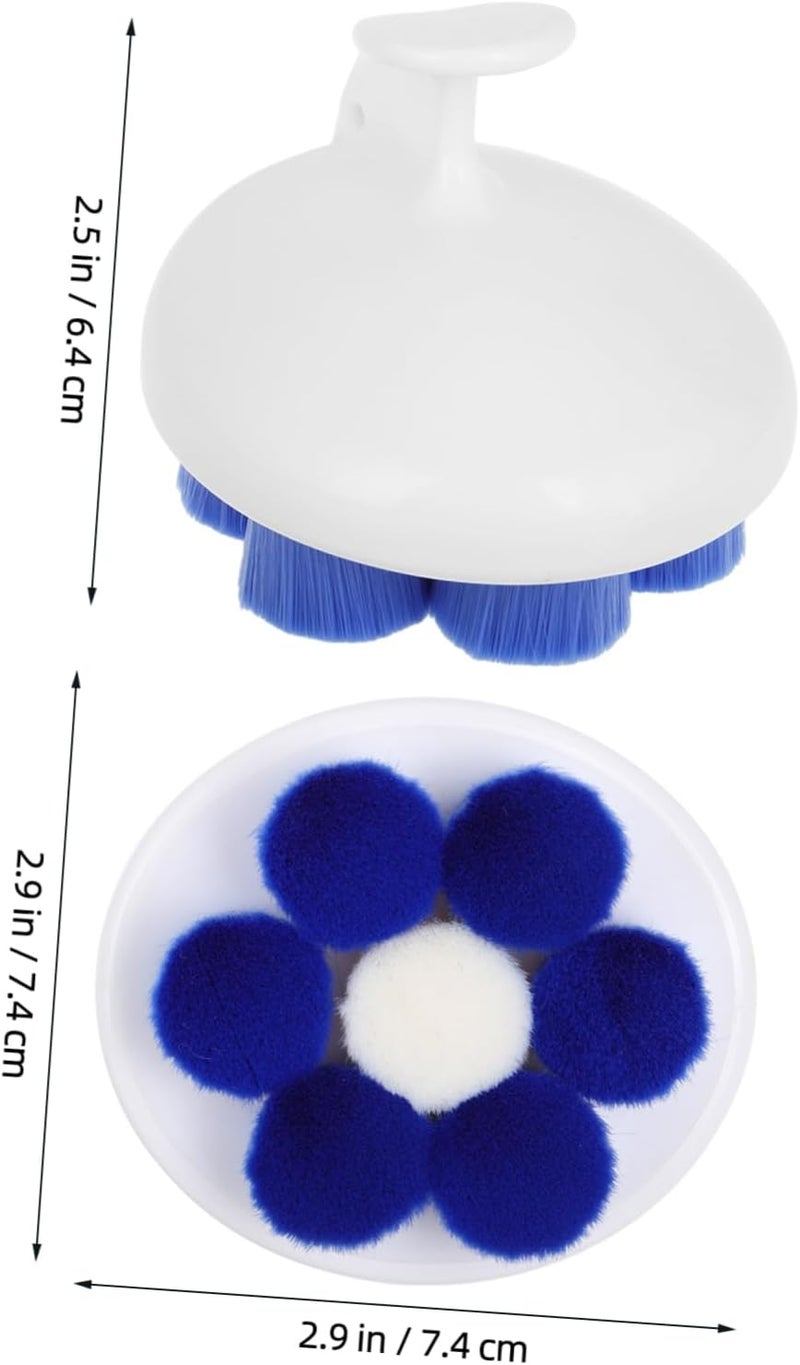 فرشاة استحمام ياردوي القابلة للفصل الناعمة لتقشير الجسم، فرشاة تنظيف الظهر ذات المقبض الطويل، فرشاة تنظيف لطيفة للرجال والنساء، مصنوعة من مادة آمنة للطعام للاستحمام - Image 2