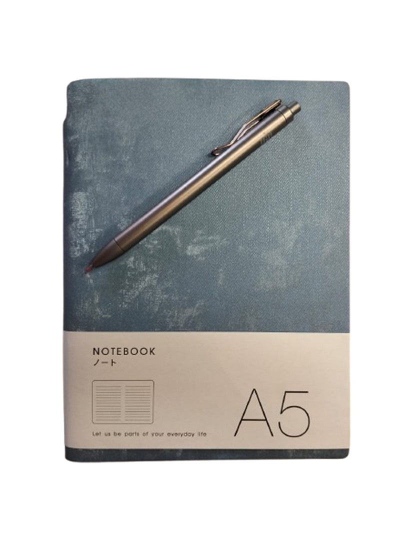 LIGHT BLUE VELVET NOTEBOOK - SIZE A5