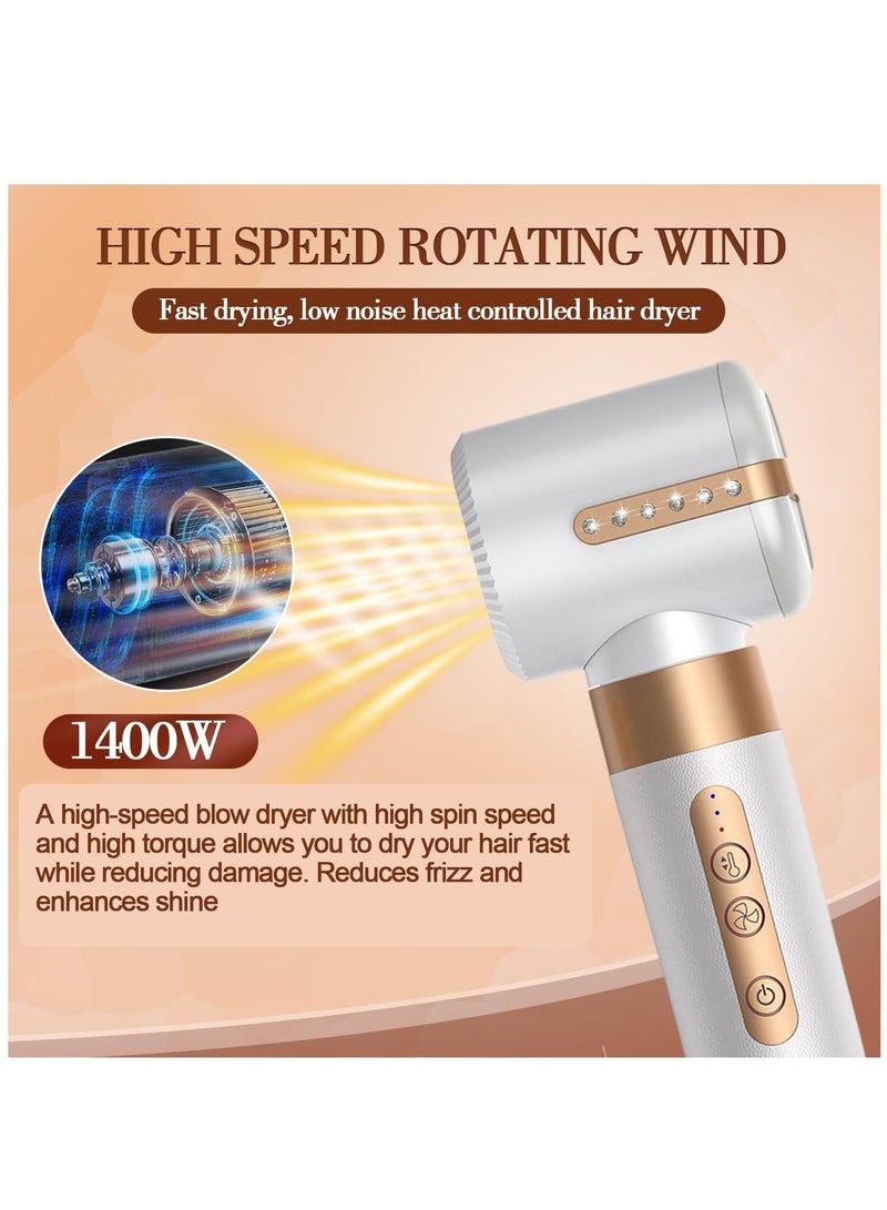 Furtey Hair Dryer 7 In 1 Air Styler High Speed Noise Reduction Hot Air Brush Personal Salon Hair Straightener Electric Curling Iron Setc - Image 3