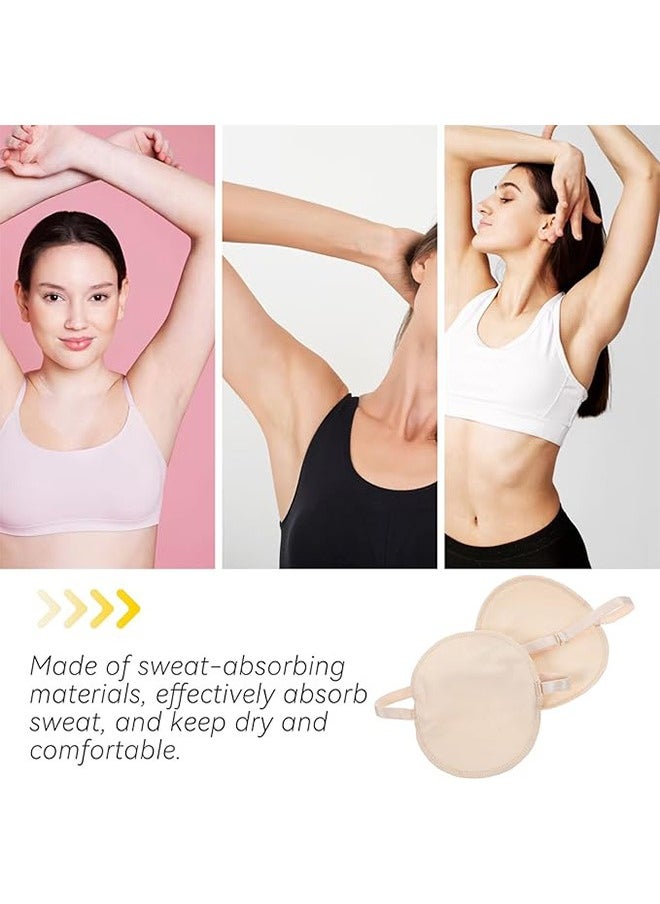Generic - Underarm Sweat Guard Pads 1 Pair, Breathable Absorbent Sweat Pads, Soft Fabric Armpit Sweat Pad with Adjustable Shoulder Strap, Reusable and Washable Sweat Patch Suitable for Men and Women - Image 1