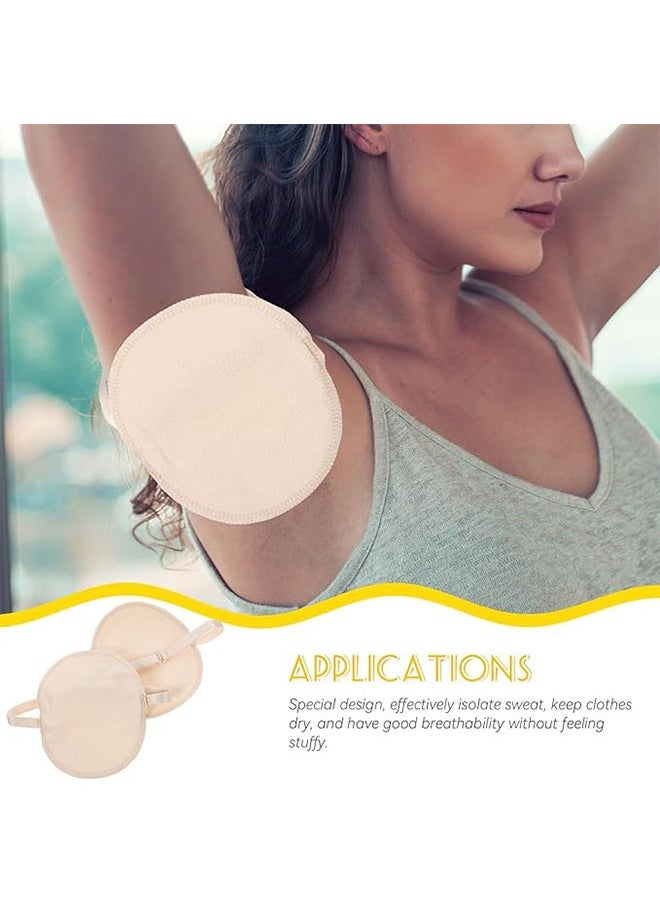 Generic - Underarm Sweat Guard Pads 1 Pair, Breathable Absorbent Sweat Pads, Soft Fabric Armpit Sweat Pad with Adjustable Shoulder Strap, Reusable and Washable Sweat Patch Suitable for Men and Women - Image 1