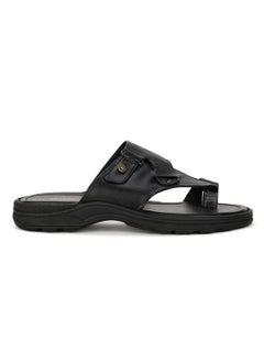 Bata Bata NEW TOPPER Black Casual Slipon Open Toe Toe Ring Thong Slipper For Men UK Size- 9  - Image 2