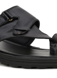 Bata Bata NEW TOPPER Black Casual Slipon Open Toe Toe Ring Thong Slipper For Men UK Size- 9  - Image 5