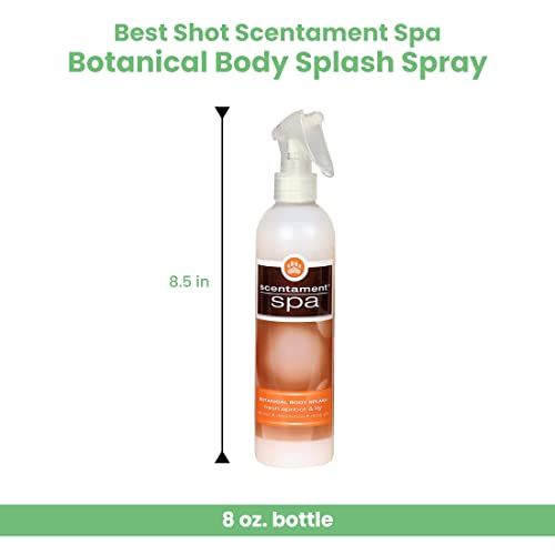Best Shot Scentament Spa Botanical Body Splash, Body Spray Conditioner for Pets, Cat and Dog Cologne Spray, Alcohol-Free, Ready To Use, Apricot Lily, 8 Oz. - Image 2