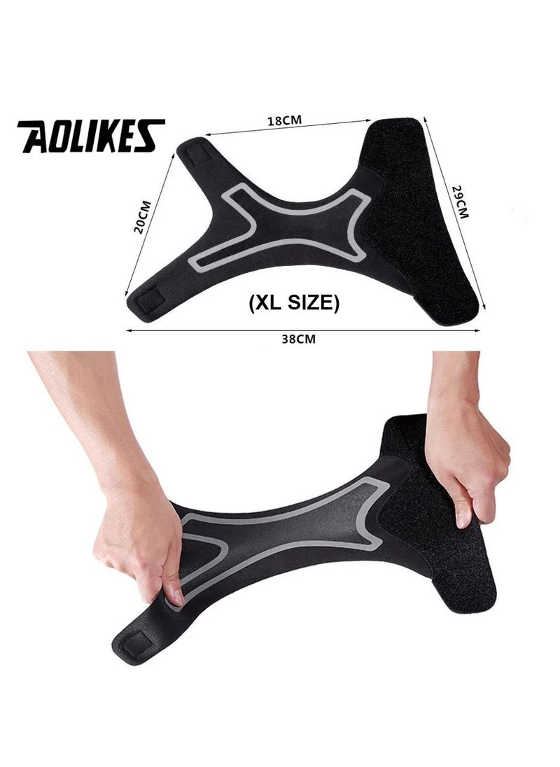 AOLIKES Ankle Support Brace High Protect Ankle Brace Support Wrap Adjustable Elastic Foot Bandage for Sprain Prevention Sports and Fitness Protection  - Image 3