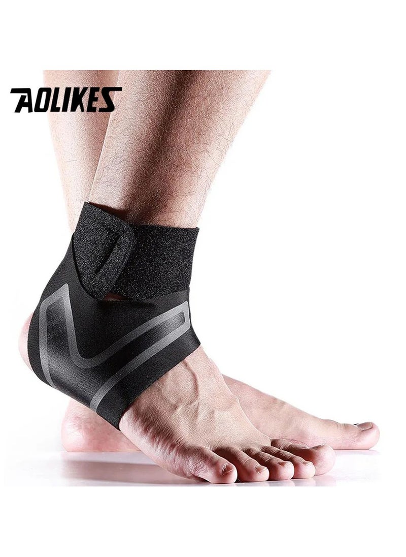 AOLIKES Ankle Support Brace High Protect Ankle Brace Support Wrap Adjustable Elastic Foot Bandage for Sprain Prevention Sports and Fitness Protection  - Image 1