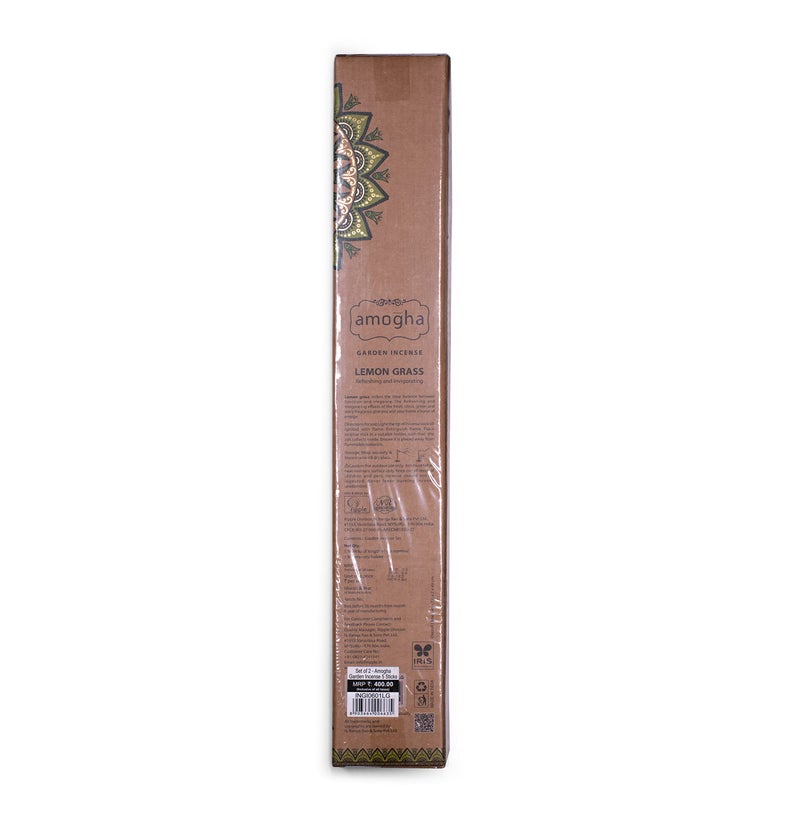 Amogha Garden Incense 5sticks - Set of 2- Fragrance Lemon Grass - Image 5