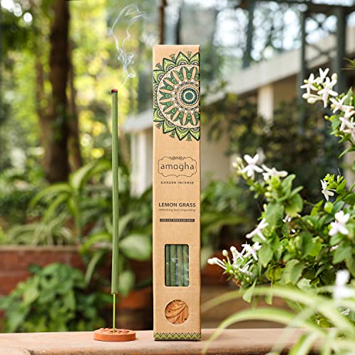 Amogha Garden Incense 5sticks - Set of 2- Fragrance Lemon Grass - Image 2
