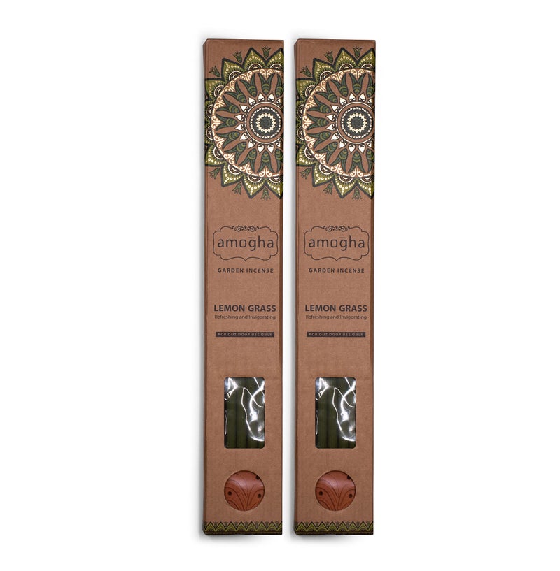 Amogha Garden Incense 5sticks - Set of 2- Fragrance Lemon Grass - Image 3