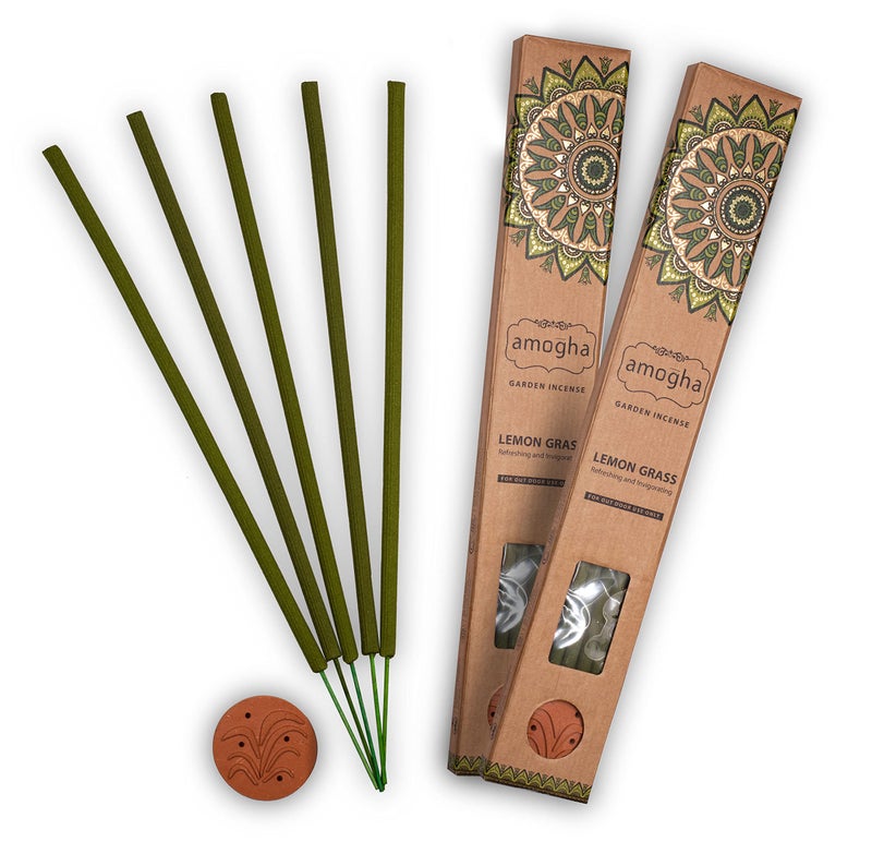 Amogha Garden Incense 5sticks - Set of 2- Fragrance Lemon Grass - Image 1