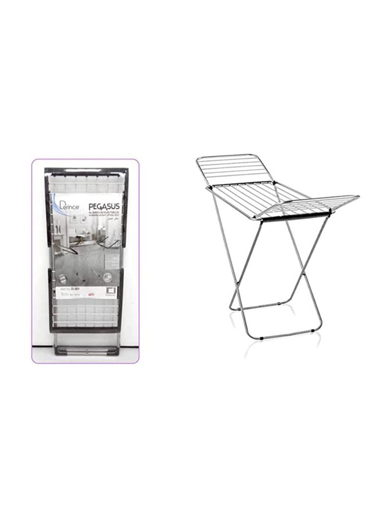 "Derince" Pegasus Aluminium indoor & outdoor Clothes Dryer, Silver  - Image 2