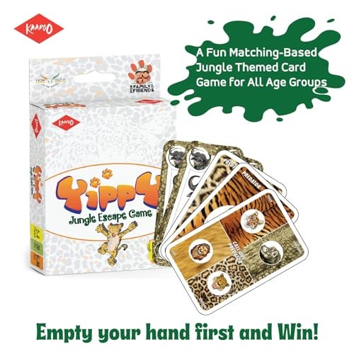 KAADOO Yippy Suspense-Filled Animal-Themed Game for Kids 7+ & Family, Wildlife | Play Anywhere | Perfect for Game Nights and Return Gifts | Made in India - Image 2