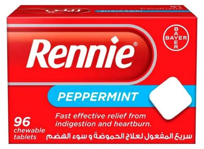 BAYER Rennie Pepperment Tab 96S