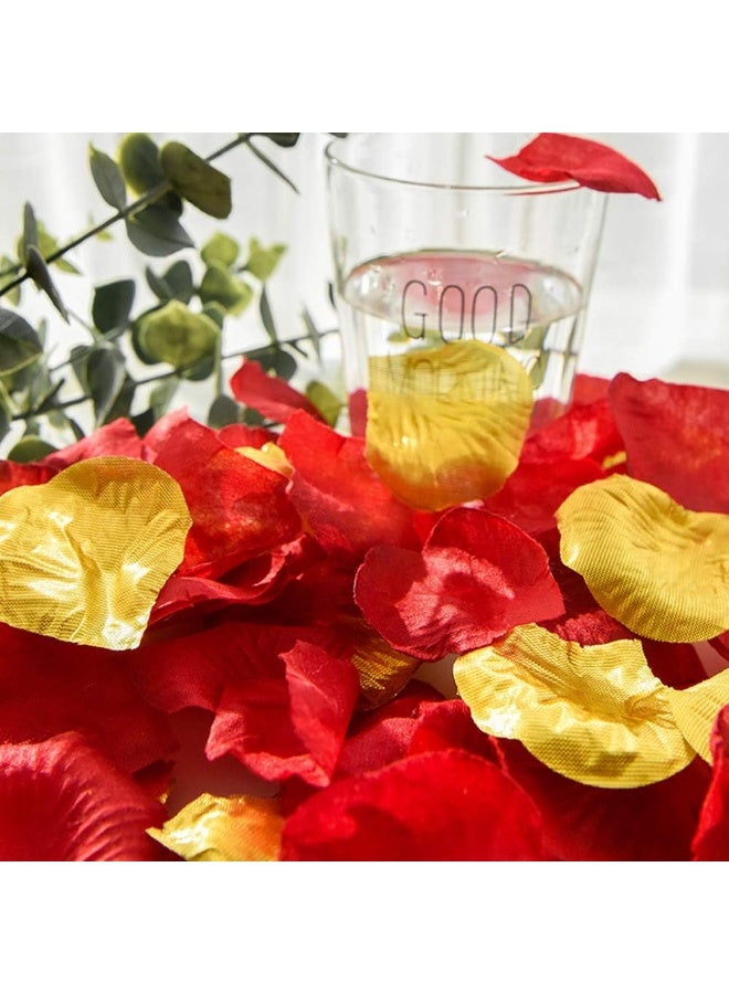 Neo LOONS 1000 Pcs Artificial Silk Rose Petals Decoration Wedding Party Color Red - Image 3