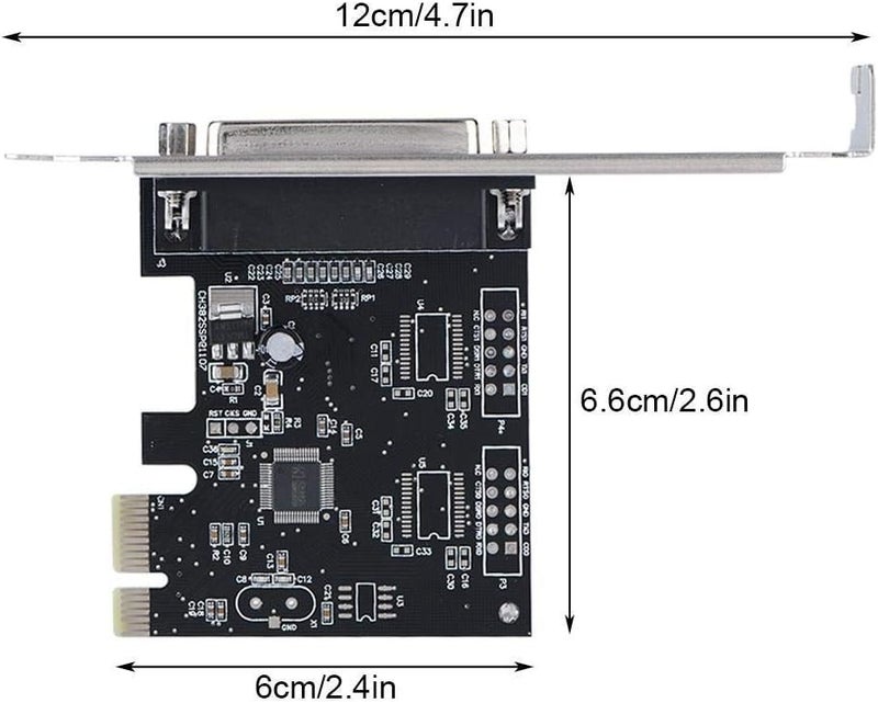 V BESTLIFE PCIe to LPT, Parallel Port Card - Compatible with Printer, Scanner, Programmer - Supports Linux - Part Number: V BESTLIFEyhg7giqwb6 - Image 5