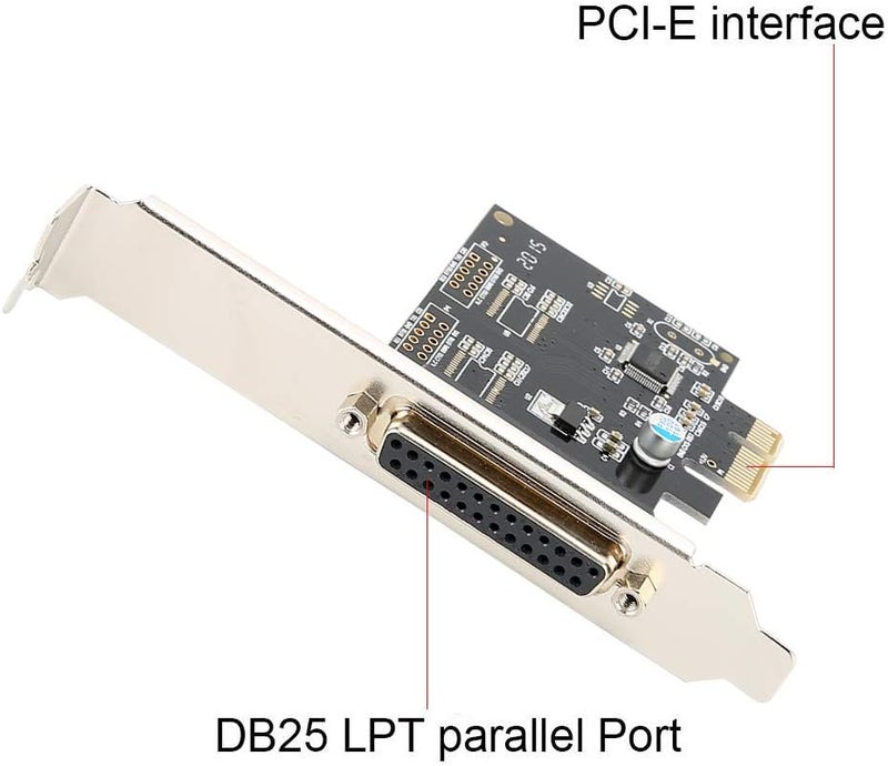 V BESTLIFE PCIe to LPT, Parallel Port Card - Compatible with Printer, Scanner, Programmer - Supports Linux - Part Number: V BESTLIFEyhg7giqwb6 - Image 3