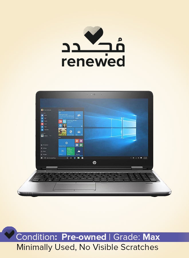 HP Renewed - ProBook 650 G3 With 15.6-Inch Display Screen,Core i7/7th Gen/8GB RAM/512GB SSD/Windows 10 English Silver - Image 1
